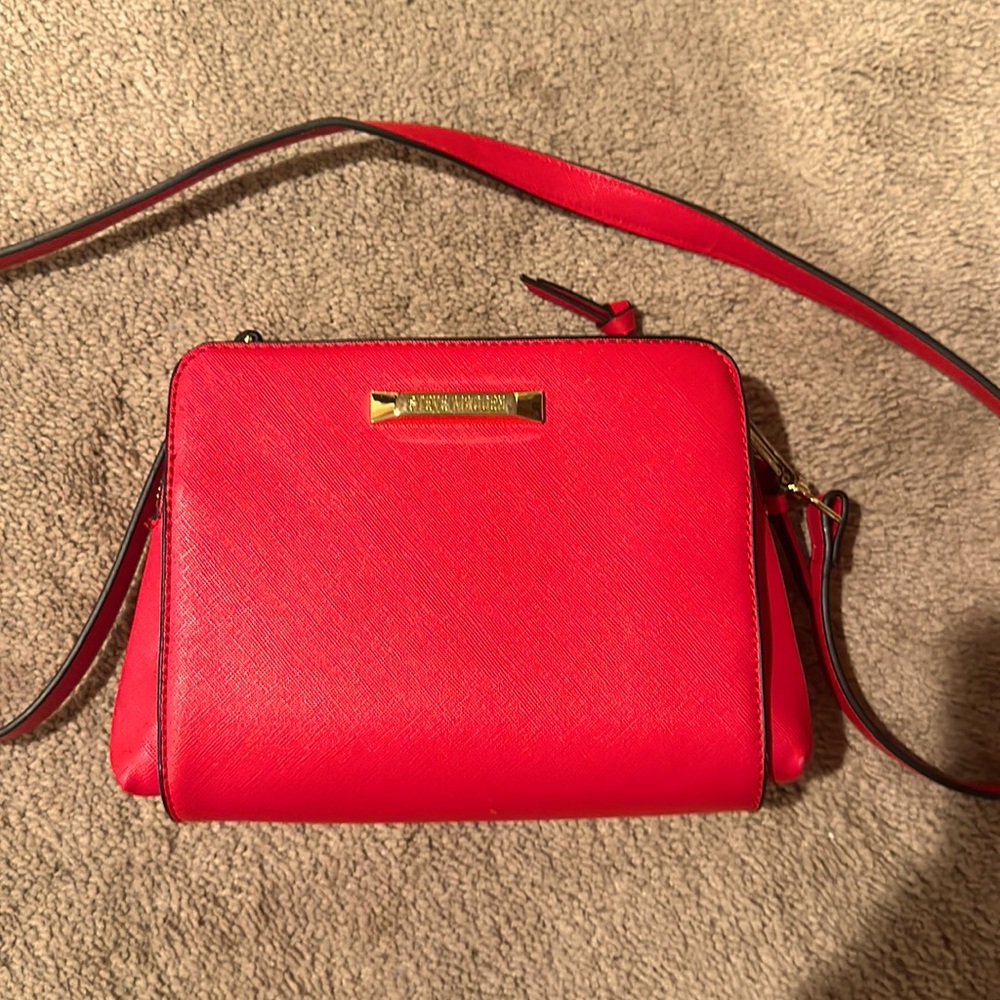 Red Steve Madden Designer Crossbody Purse
